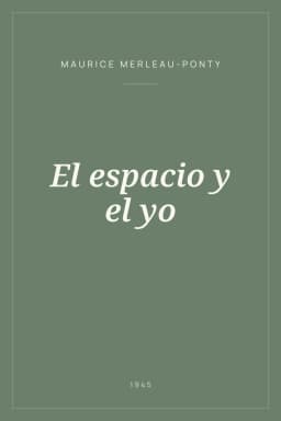 Portada de El espacio y el yo