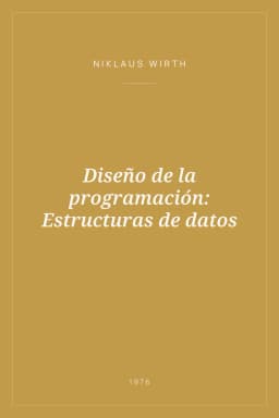 Portada de Diseño de la programación: Estructuras de datos