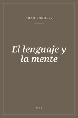 Portada de El lenguaje y la mente
