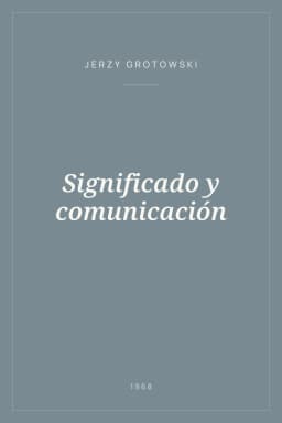 Portada de Significado y comunicación