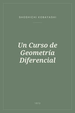 Portada de Un Curso de Geometría Diferencial