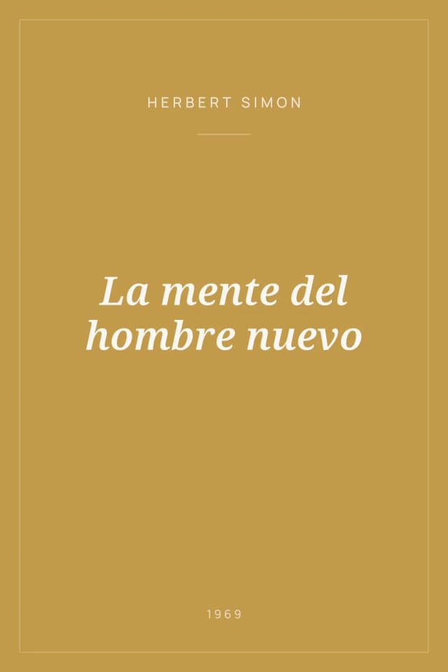 Portada de La mente del hombre nuevo