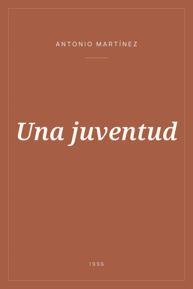 Portada de Una juventud