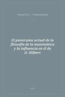Portada de El panorama actual de la filosofía de la matemática y la influencia en él de D. Hilbert