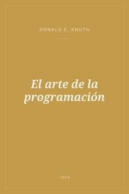Portada de El arte de la programación