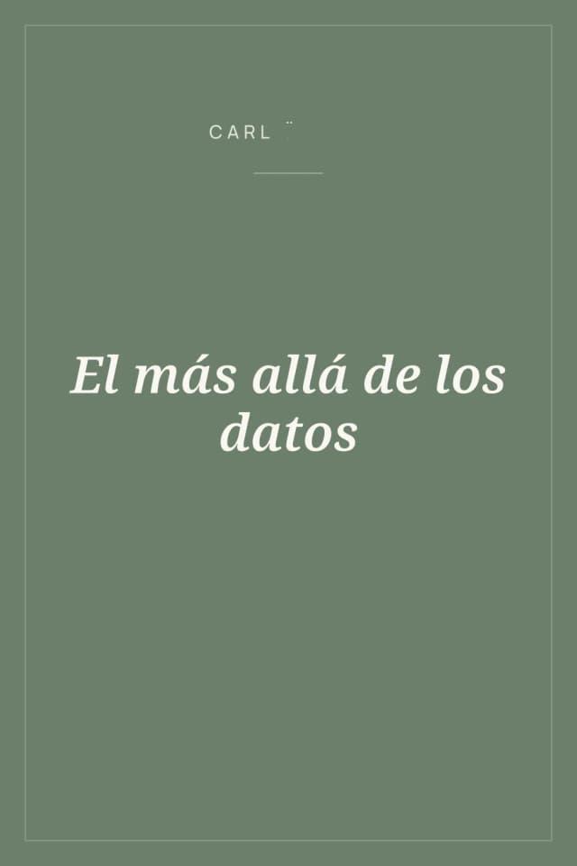 Portada de El más allá de los datos