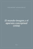 Portada de El mundo-imagen y el aparato conceptual (1934)