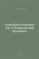 Portada de Generalized Functions Vol. 1: Properties and Operations