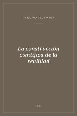 Portada de La construcción científica de la realidad
