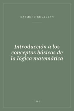 Portada de Introducción a los conceptos básicos de la lógica matemática