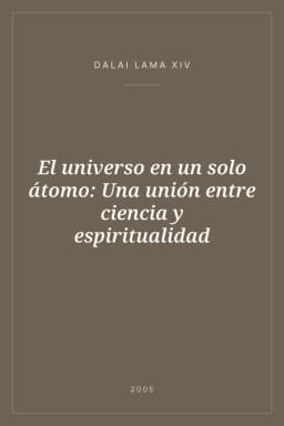 Portada de El universo en un solo átomo: Una unión entre ciencia y espiritualidad