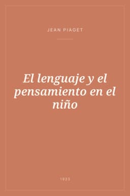 Portada de El lenguaje y el pensamiento en el niño