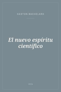 Portada de El nuevo espíritu científico