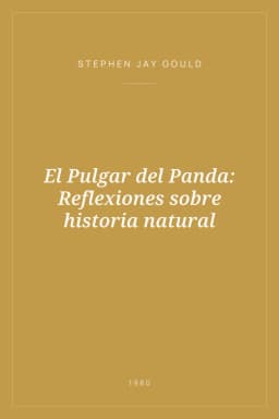 Portada de El Pulgar del Panda: Reflexiones sobre historia natural