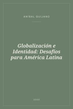Portada de Globalización e Identidad: Desafíos para América Latina