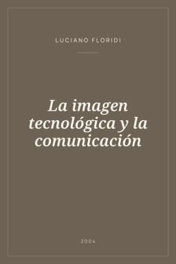 Portada de La imagen tecnológica y la comunicación