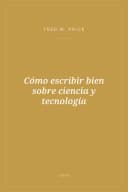 Portada de Cómo escribir bien sobre ciencia y tecnología