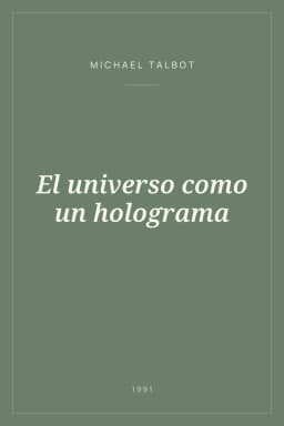 Portada de El universo como un holograma