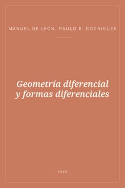 Portada de Geometría diferencial y formas diferenciales