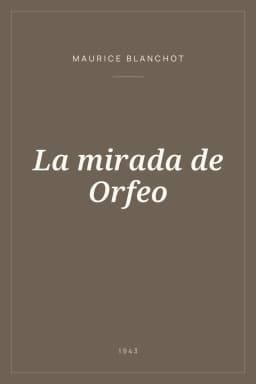 Portada de La mirada de Orfeo