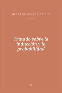 Portada de Tratado sobre la inducción y la probabilidad