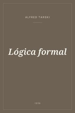 Portada de Lógica formal