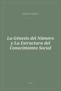Portada de La Génesis del Número y La Estructura del Conocimiento Social