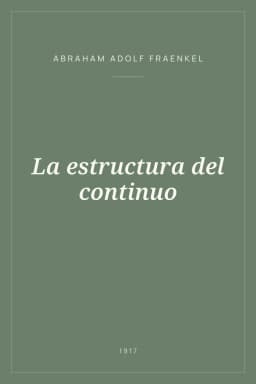Portada de La estructura del continuo