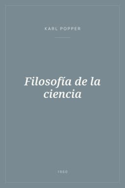 Portada de Filosofía de la ciencia