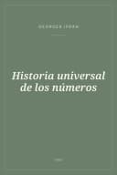 Portada de Historia universal de los números