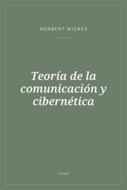 Portada de Teoría de la comunicación y cibernética