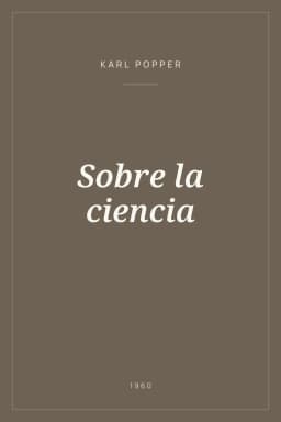 Portada de Sobre la ciencia