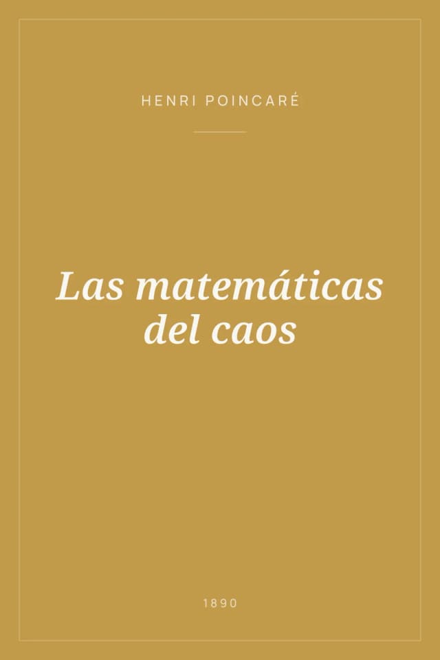 Portada de Las matemáticas del caos