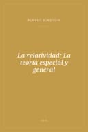 Portada de La relatividad: La teoría especial y general