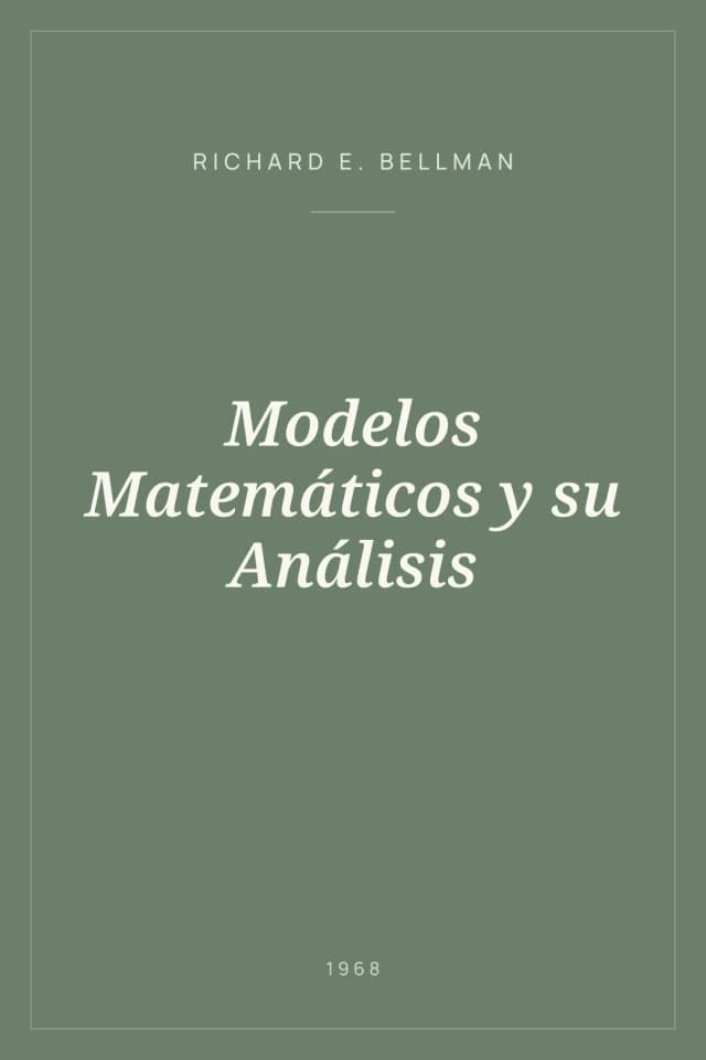 Portada de Modelos Matemáticos y su Análisis