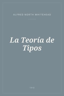 Portada de La Teoría de Tipos
