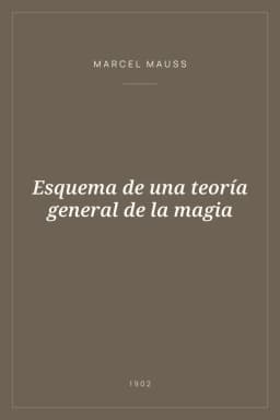 Portada de Esquema de una teoría general de la magia