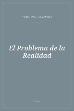Portada de El Problema de la Realidad
