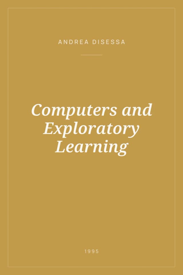Portada de Computers and Exploratory Learning