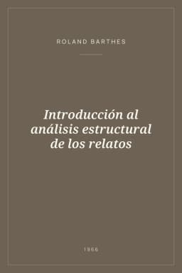 Portada de Introducción al análisis estructural de los relatos