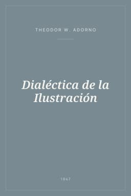 Portada de Dialéctica de la Ilustración