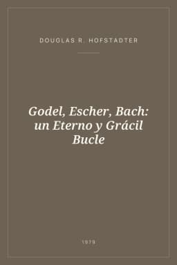 Portada de Godel, Escher, Bach: un Eterno y Grácil Bucle