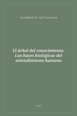 Portada de El árbol del conocimiento: Las bases biológicas del entendimiento humano