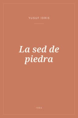 Portada de La sed de piedra