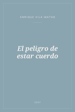 Portada de El peligro de estar cuerdo