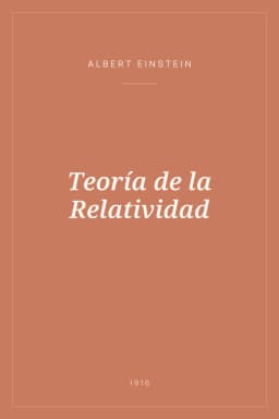 Portada de Teoría de la Relatividad