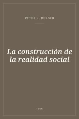 Portada de La construcción de la realidad social