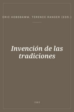 Portada de Invención de las tradiciones