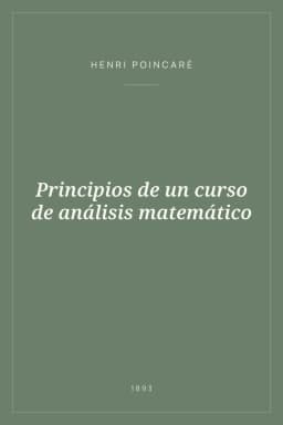 Portada de Principios de un curso de análisis matemático