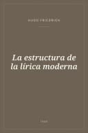 Portada de La estructura de la lírica moderna